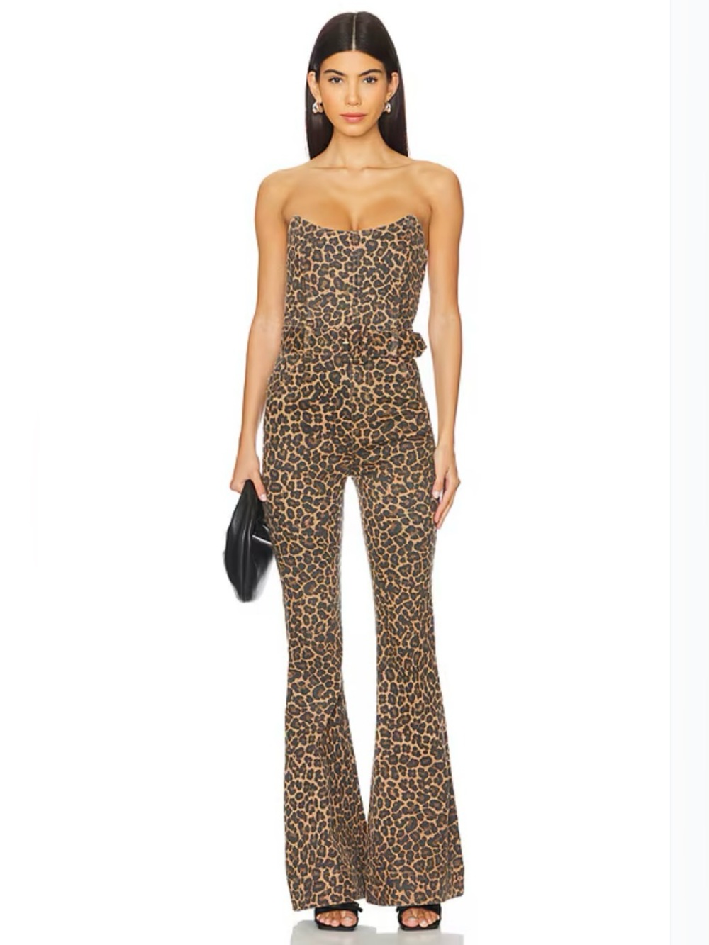 Show Me Your Mumu Santa Fe Jumpsuit in Leopard Latte
